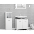 White Hotel Wood Wood Bilik Mandi Single Vanity Pencukur Kabinet